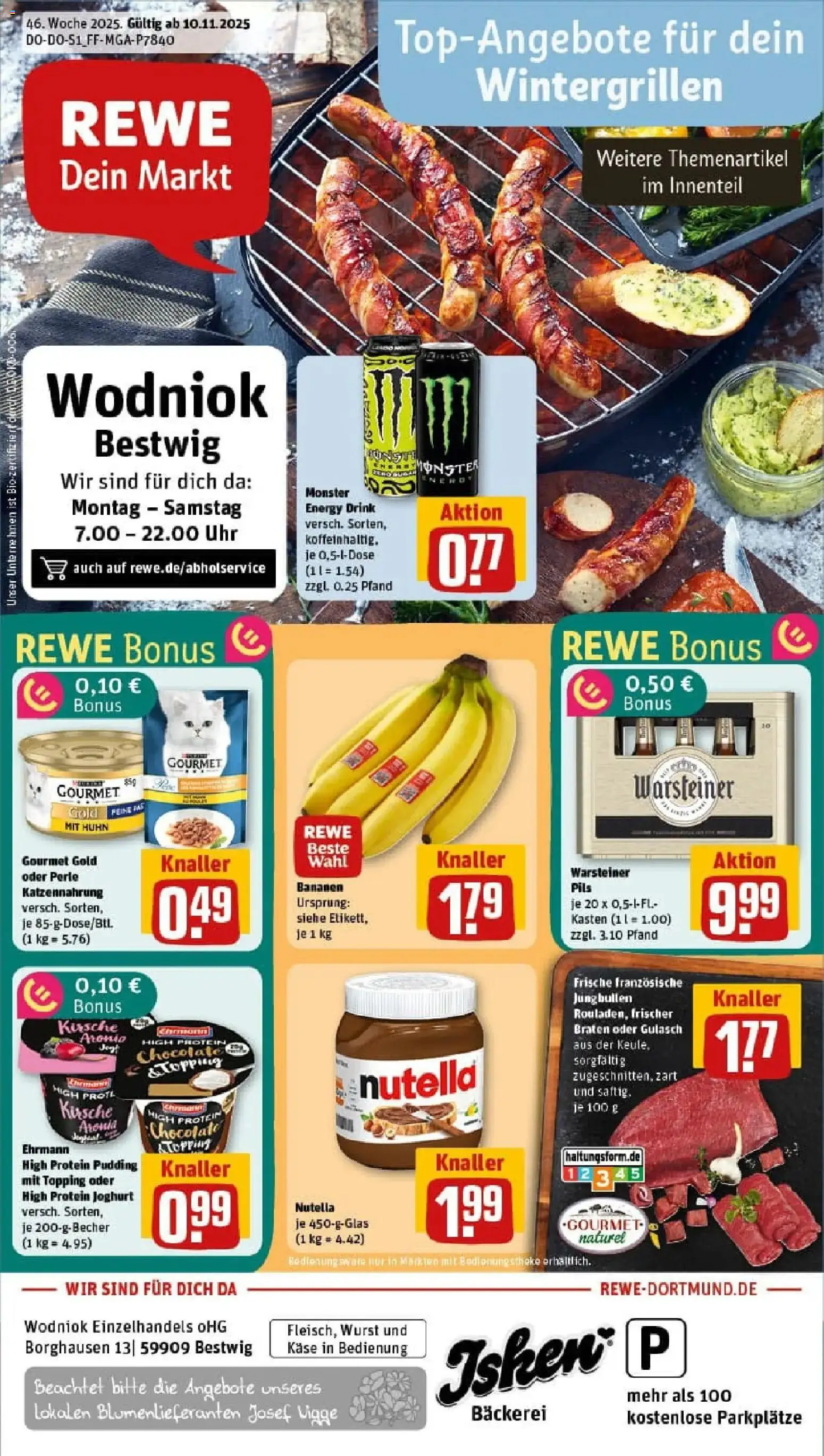 Vorschau von dem Prospekt des Geschäftes Rewe, gültig ab dem 10.11.2025