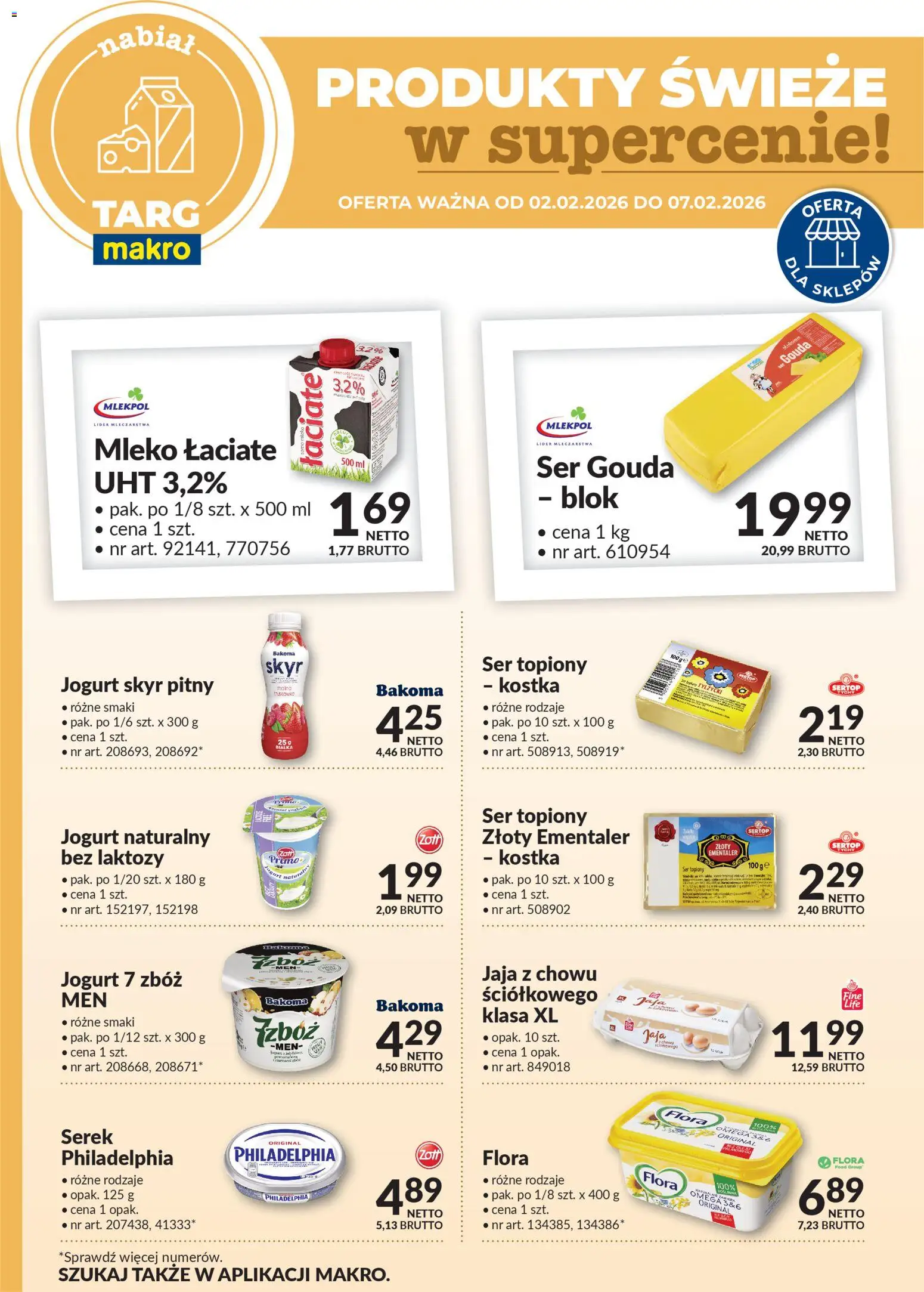 Pogląd gazetki "Oferta świeża w super cenach" ze sklepu Makro ważnej od 02.02.2026