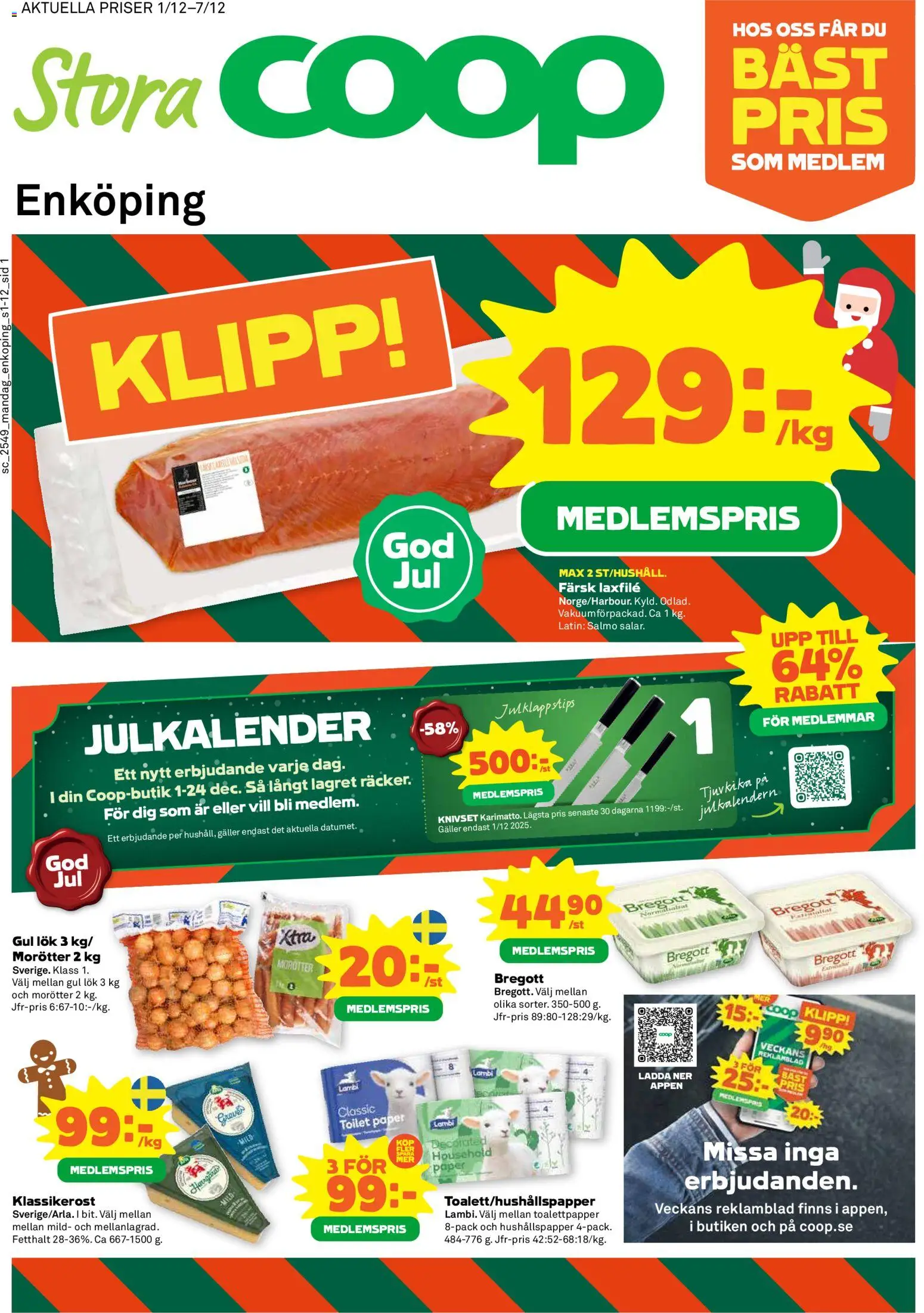 Förhandsgranska reklamblad Enköping från butik Stora Coop gäller från 01/12/2025