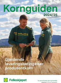 Forhåndsvis Kornguiden fra butikk Felleskjøpet gyldig fra 20/06/2024