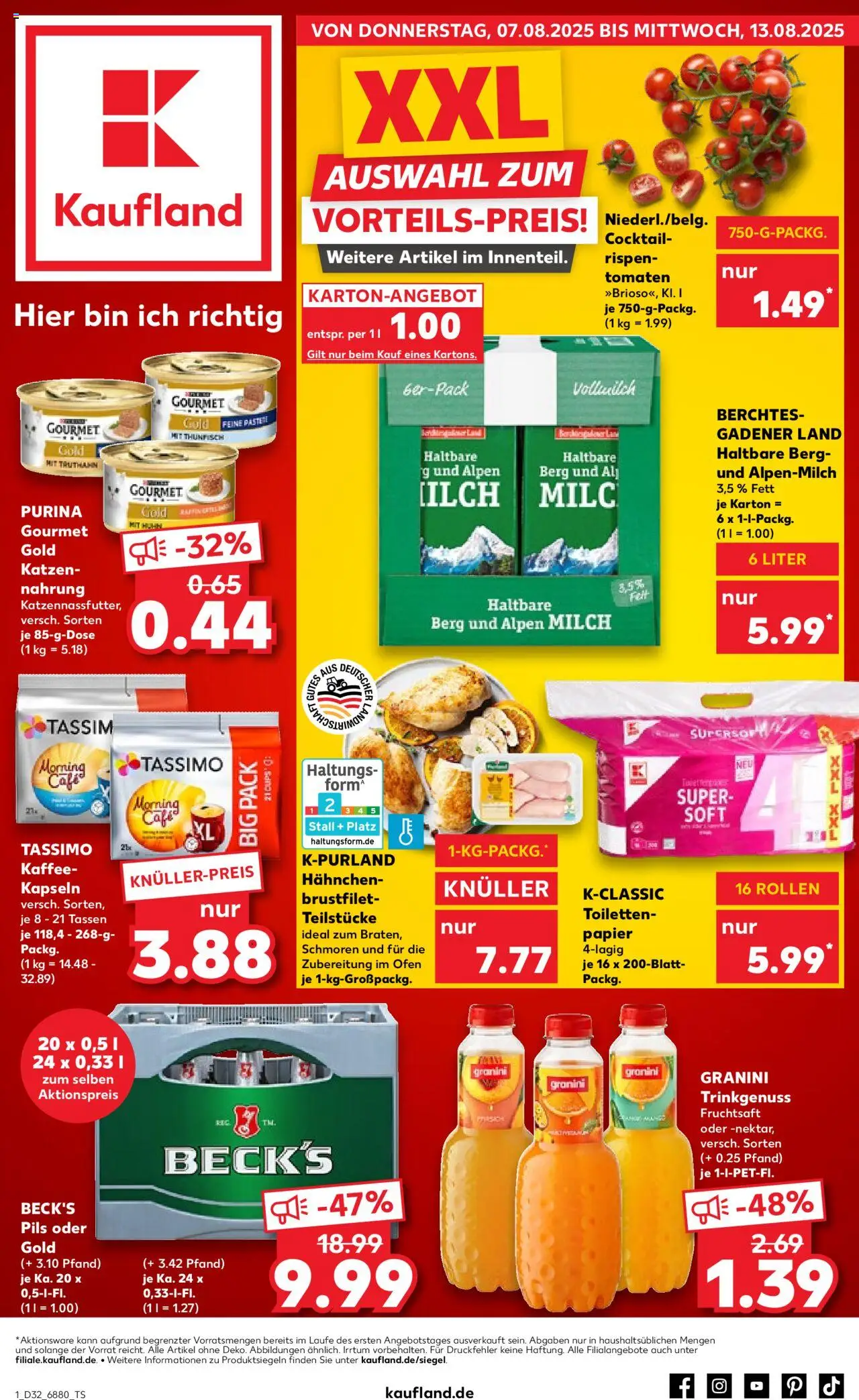 Kaufland DE shop DE Folder Völklingen geldig vanaf 07-08-2025 - Paginanummer 1
