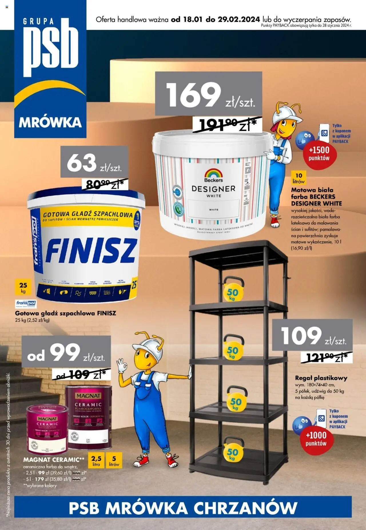 Pogląd gazetki "Gazetka" ze sklepu Mrówka ważnej od 18.01.2024 - Regał