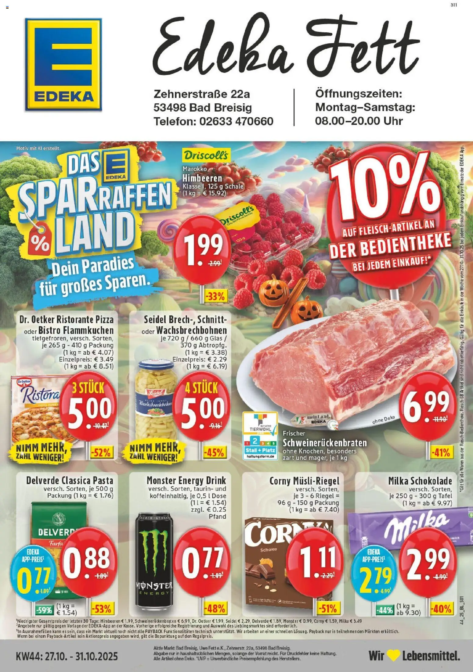 EDEKA Prospekt ab 26.10.2025 - Prospekt Bad Breisig Online