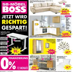 Vorschau von dem Prospekt des Geschäftes SB Möbel Boss, gültig ab dem 13.09.2025