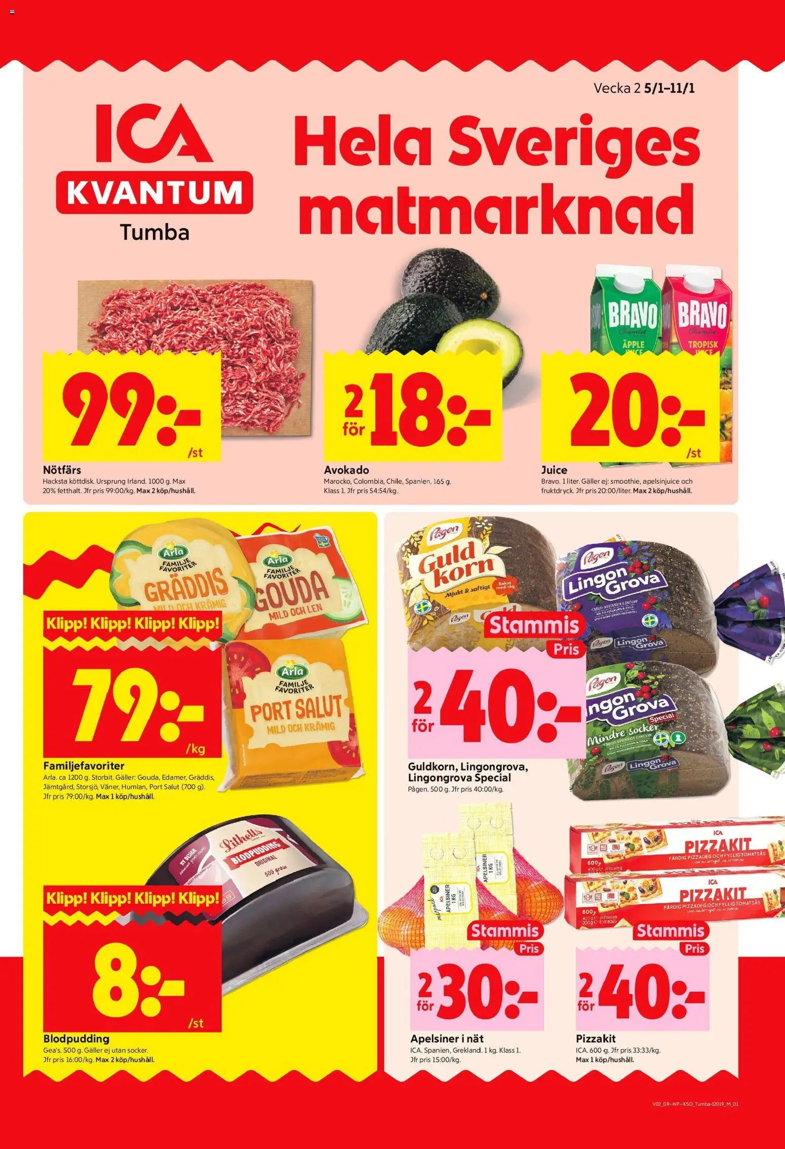 Förhandsgranska reklamblad Tumba från butik ICA Kvantum gäller från 05/01/2026