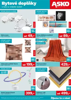 Náhled nabídky: ASKO nábytek Leták - Bytové doplňky za skvělé ceny platný od 09.10.2025