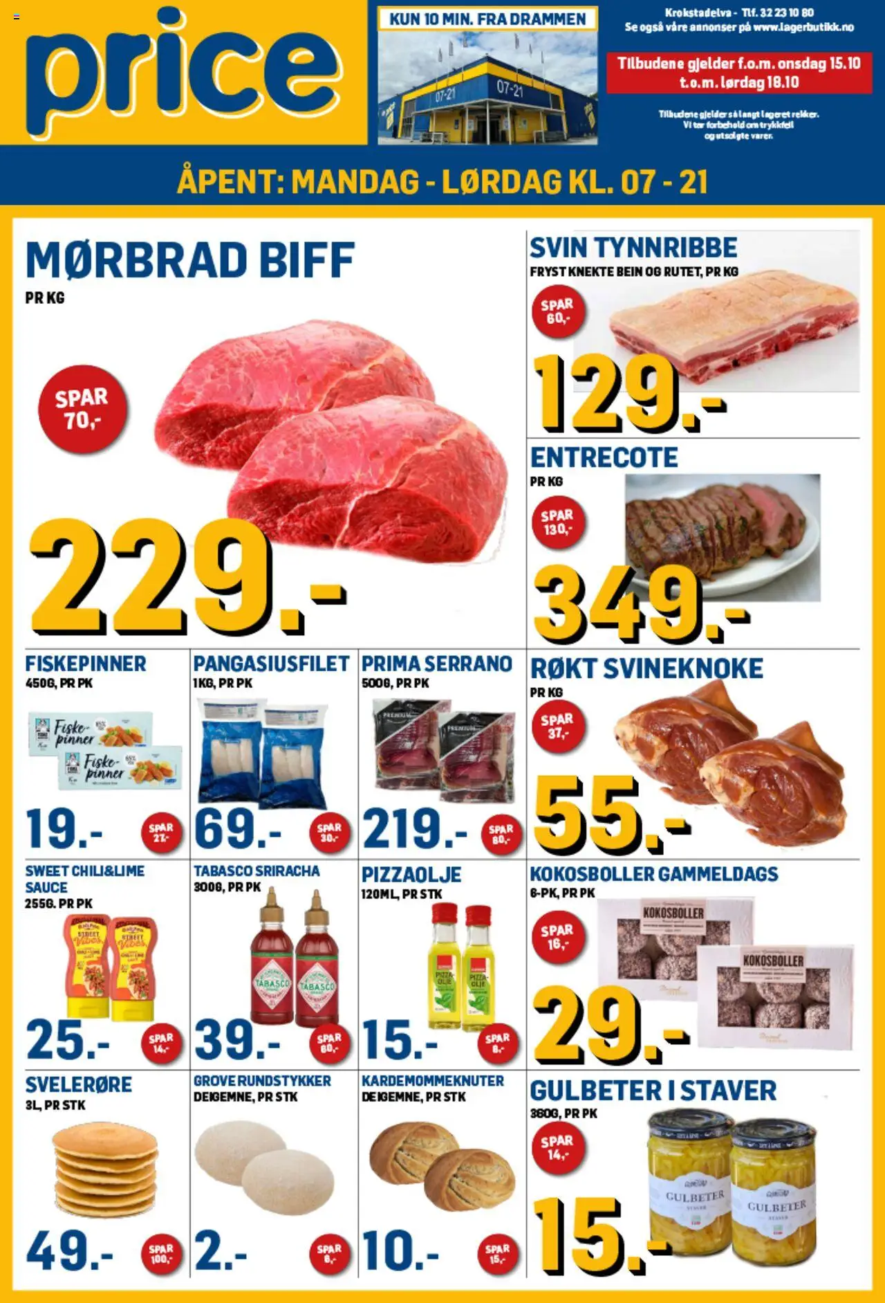 Kundeavis Price Lagerbutikk gyldig fra 15/10/2025 - Sidenummer 1