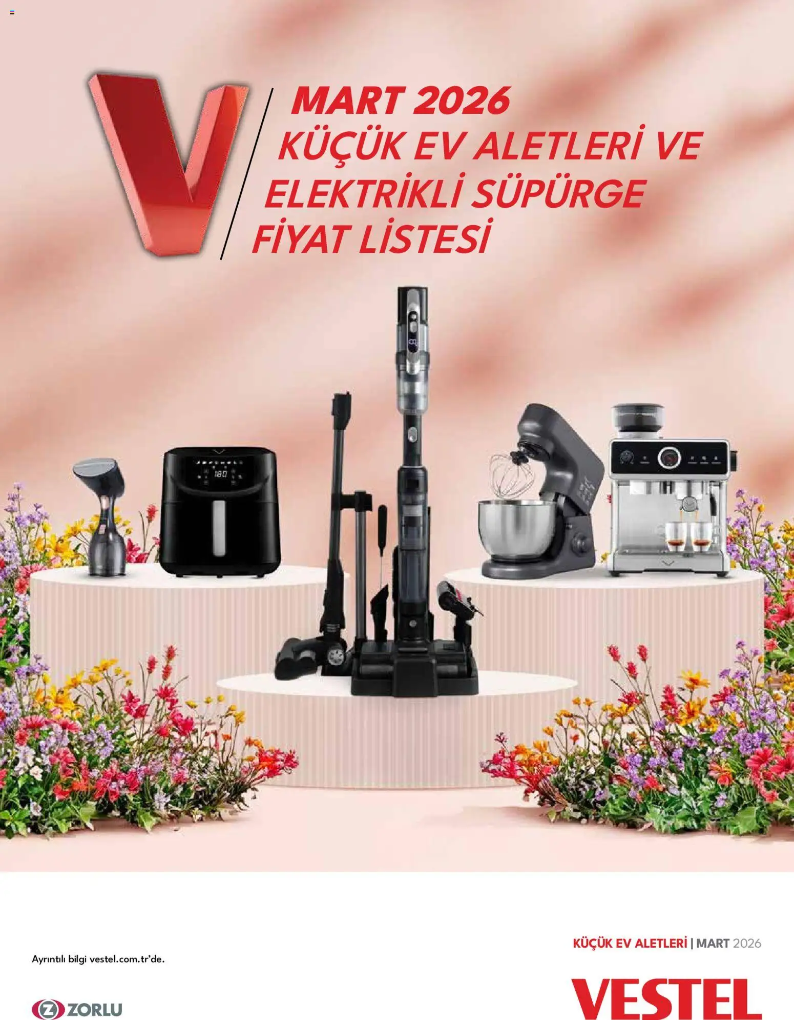 Vestel Vestel - Küçük Ev Aletleri ve Süpürgeler 01.03.2026 - Broşürünün önizlemesi