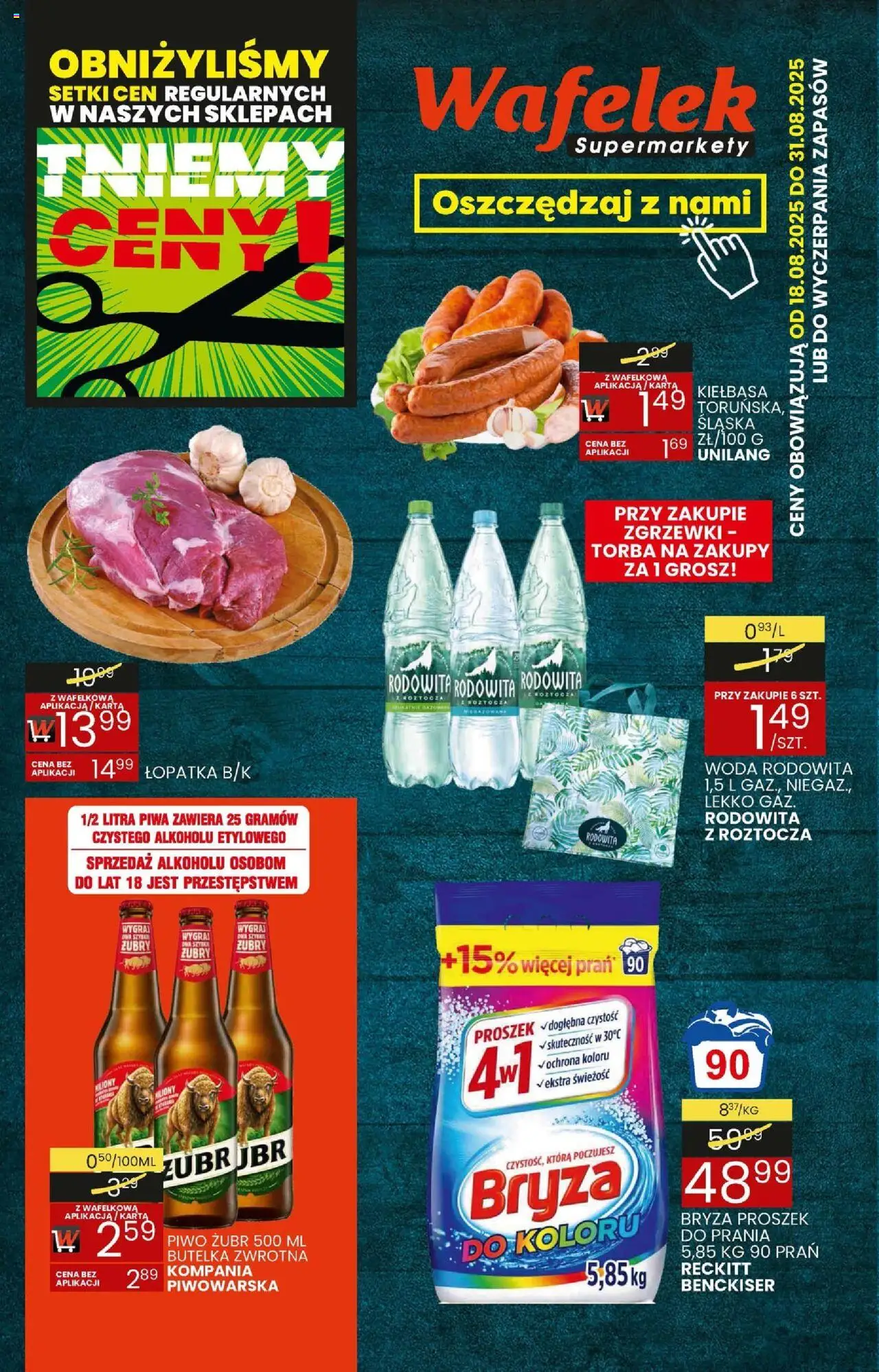 Wafelek Gazetka od 18.08.2025 - Nowa Gazetka - Numer strony 1