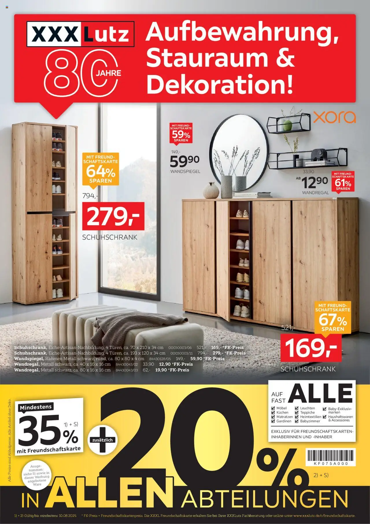 XXXL Lutz Aufbewahrung & Deko! (vom 28.07.2025 - 10.08.2025)