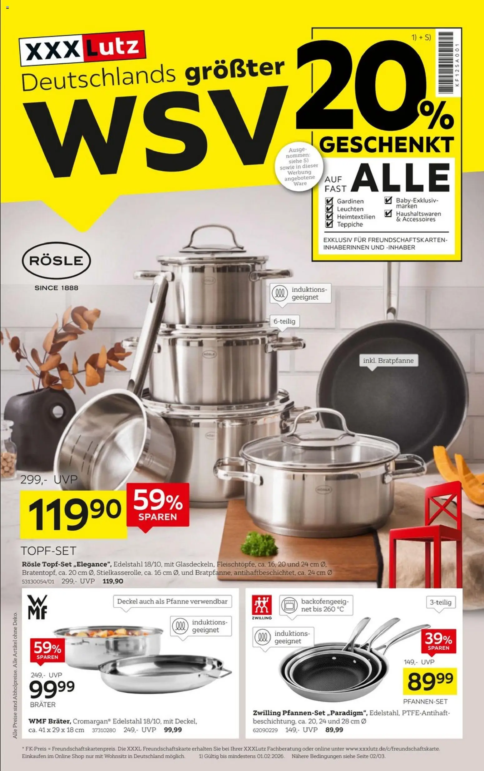 Vorschau von dem Prospekt des Geschäftes XXXL Lutz, gültig ab dem 18.01.2026