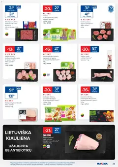 MAXIMA parduotuvės leidinio Leidinys galiojančio nuo 2025.11.11 peržiūra | puslapis: 23