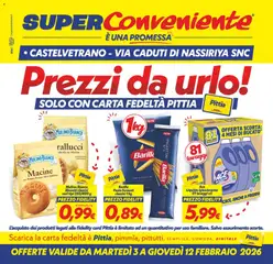 Anteprima dell'opuscolo Volantino Castelvetrano dal negozio SuperConveniente valido da 03/02/2026