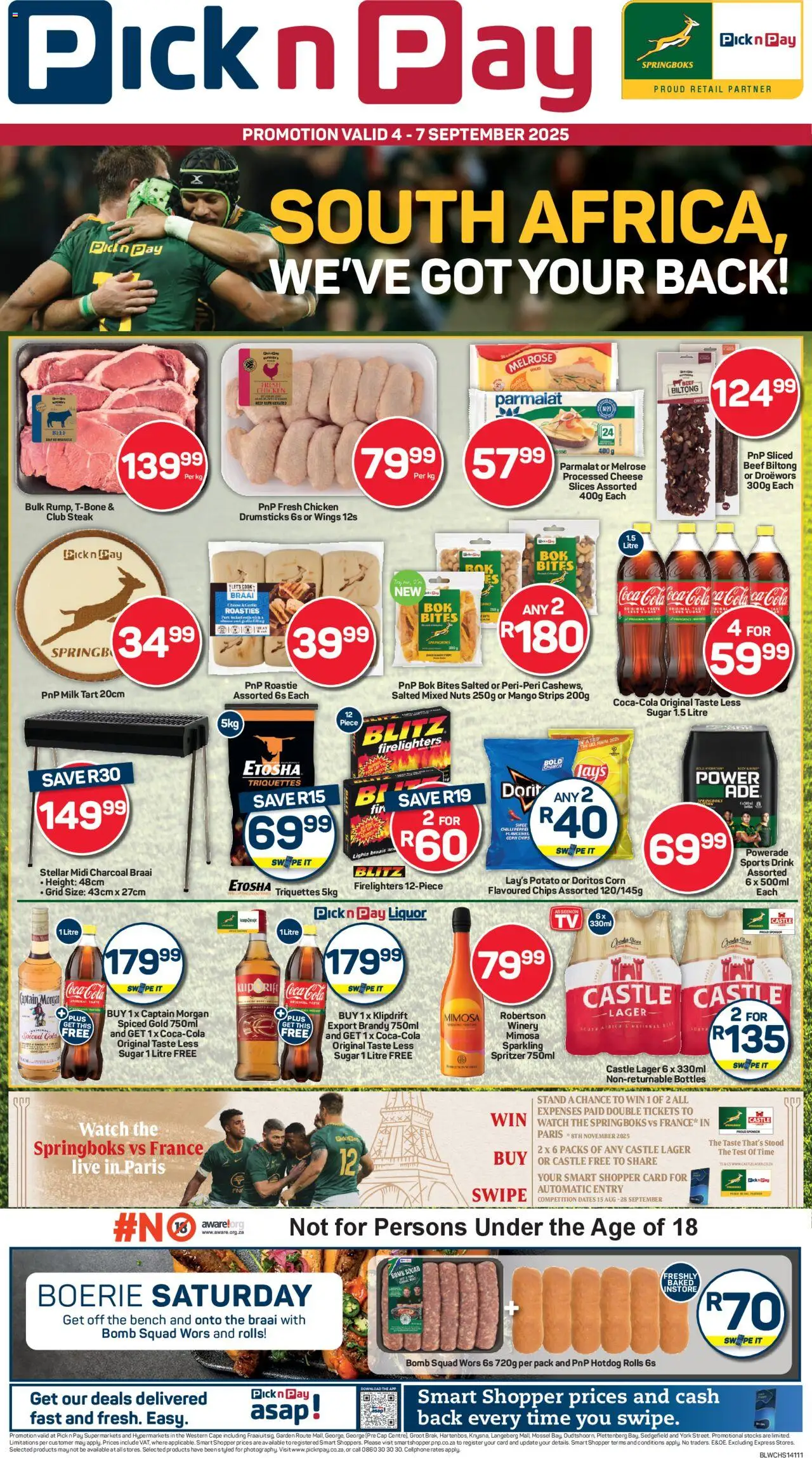Pick n Pay Western Cape - Weekend Specials from 04/09 - 07/09/2025 > Promotions