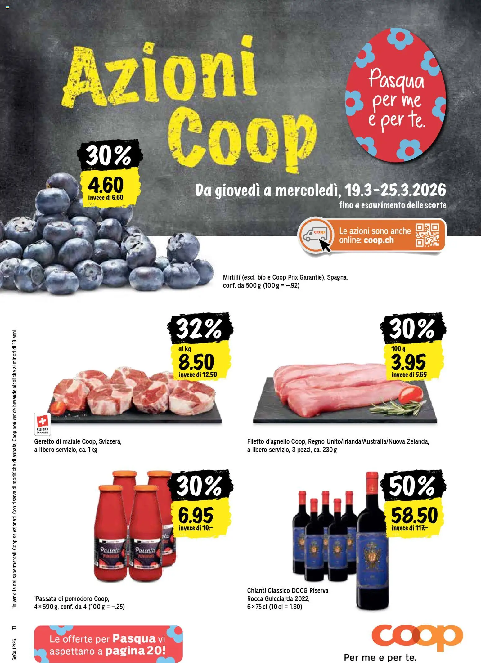Vorschau des Merkblatts Coop aktionen IT vom Shop Coop gültig von 19.03.2026 bis 25.03.2026