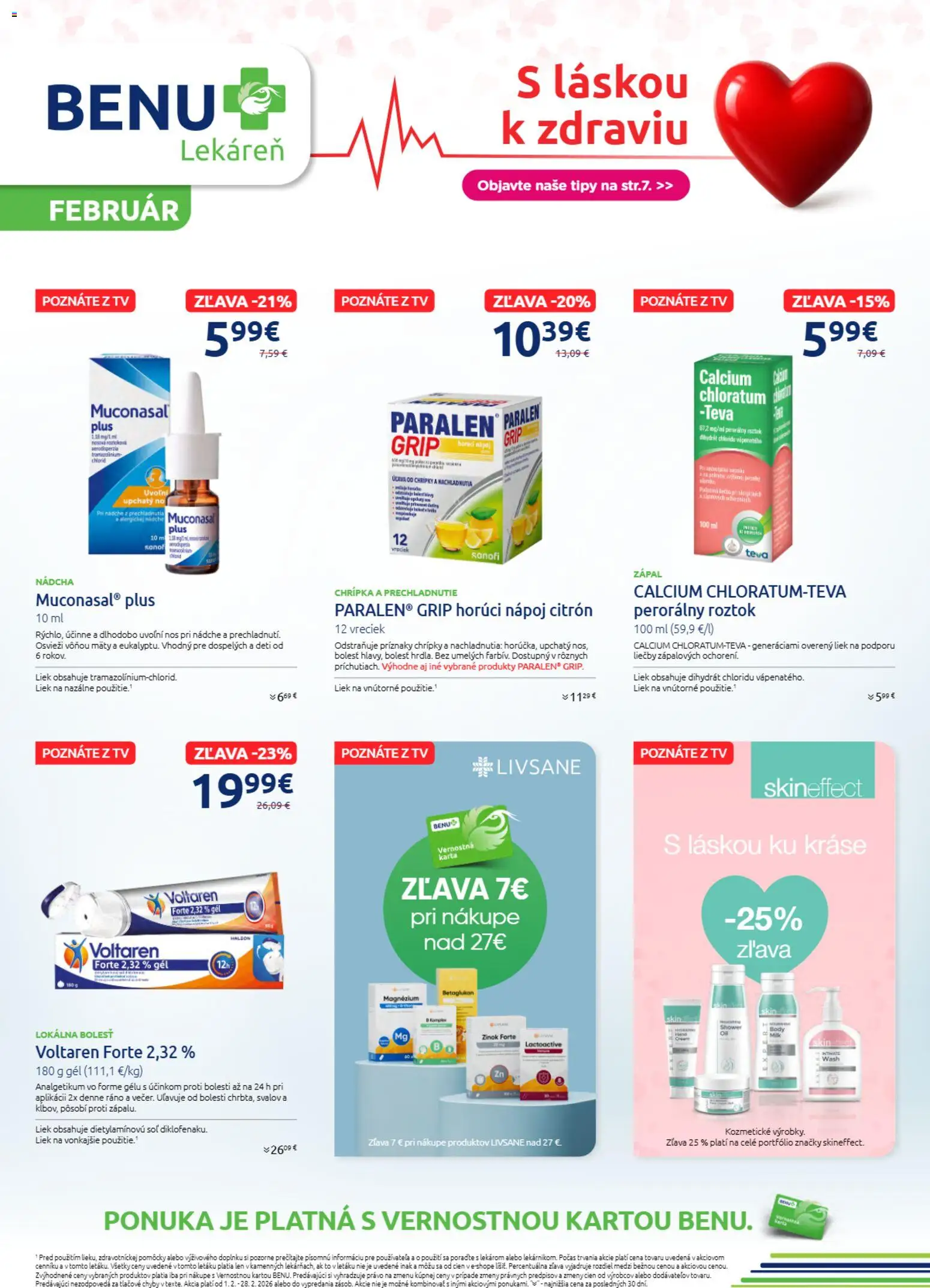 Náhľad BENU Lekáreň letáku platného od 01.02.2026