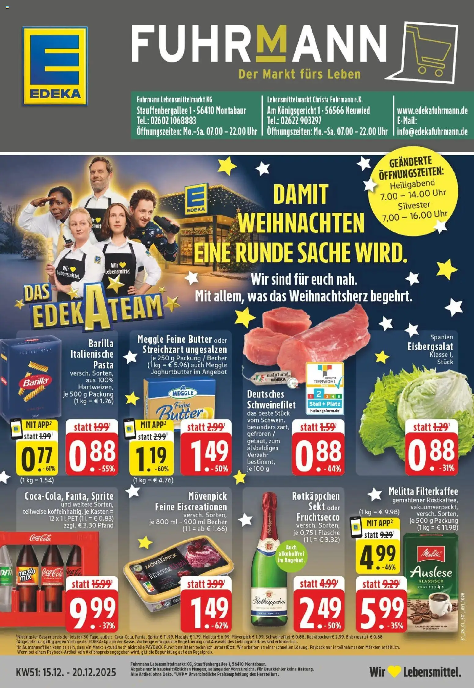Vorschau von dem Prospekt des Geschäftes Edeka, gültig ab dem 15.12.2025