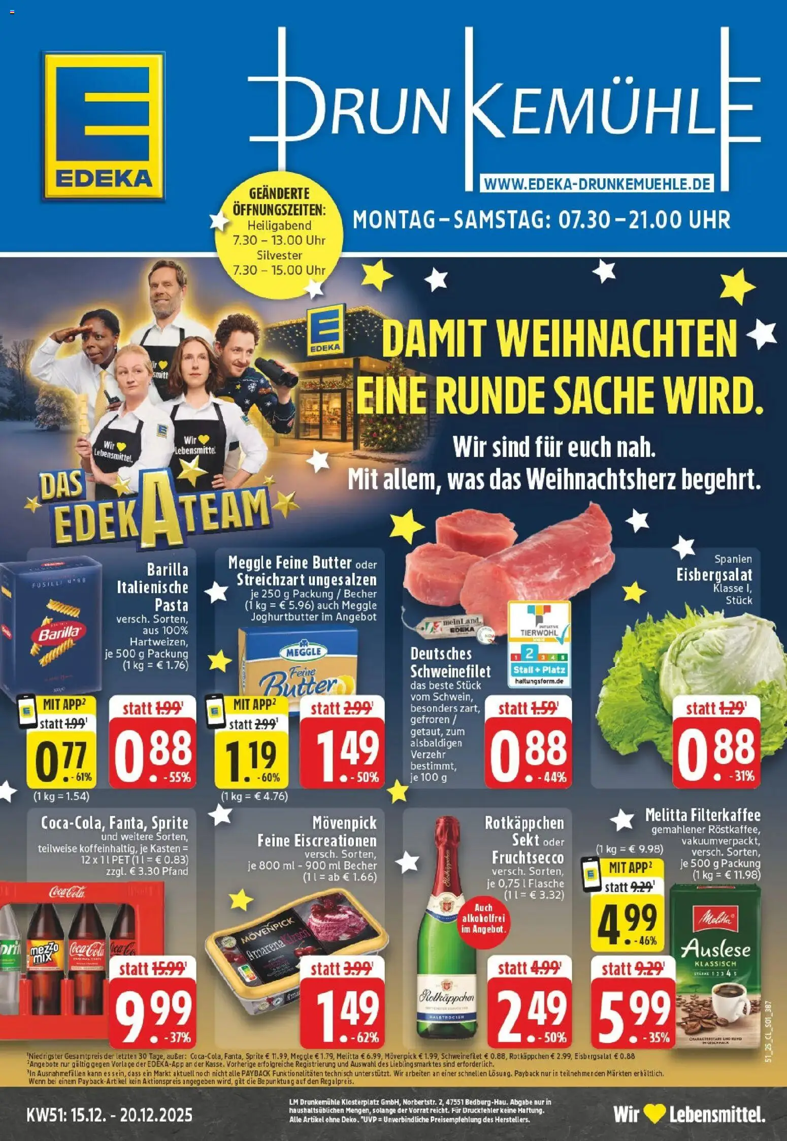 Vorschau von dem Prospekt des Geschäftes Edeka, gültig ab dem 15.12.2025