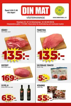Förhandsgranska reklamblad Aktuella reklamblad Din Mat från butik Din Mat gäller från 01/09/2025