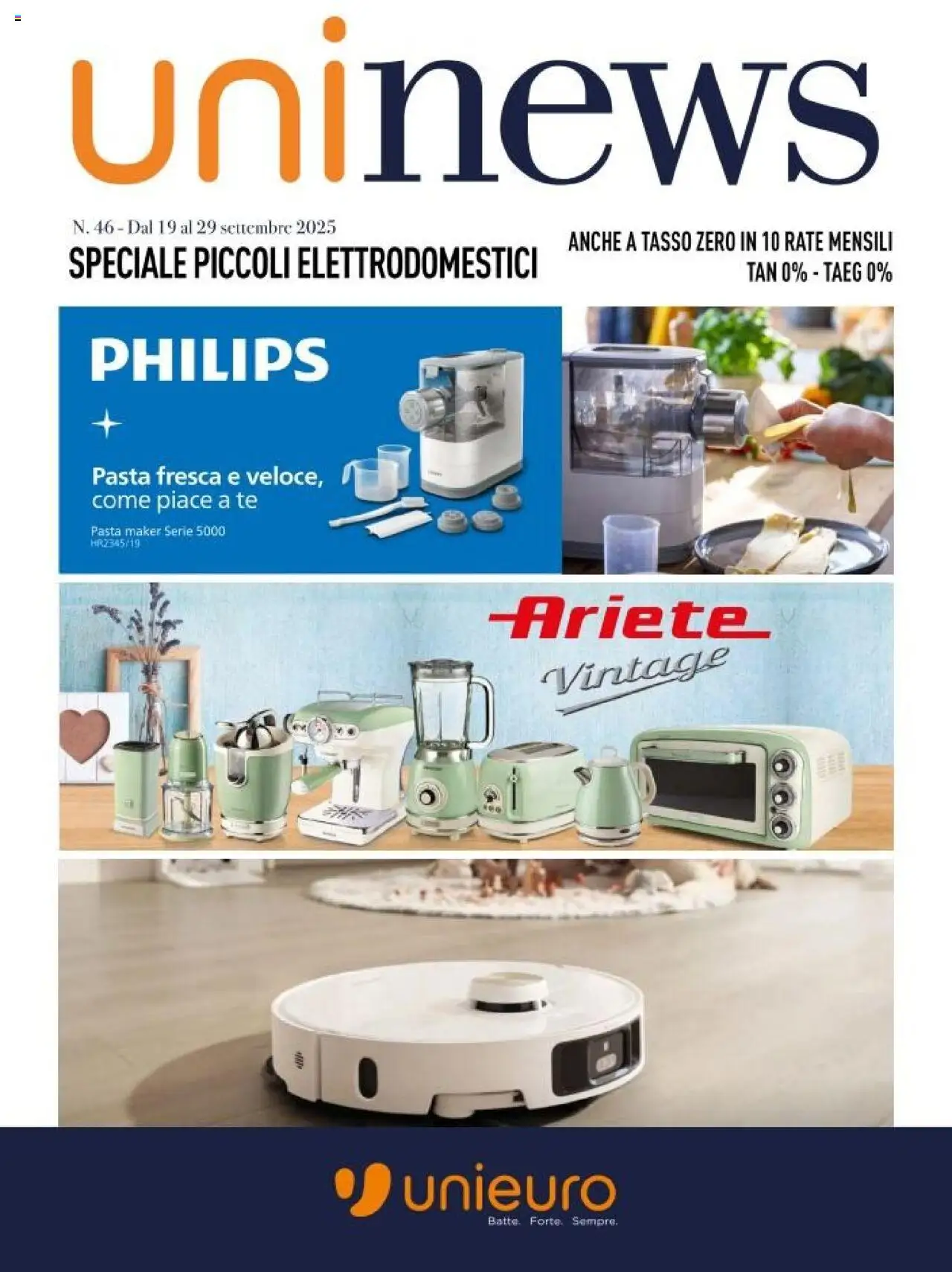 Volantino Unieuro valido da 19/09/2025 numero di pagina 1