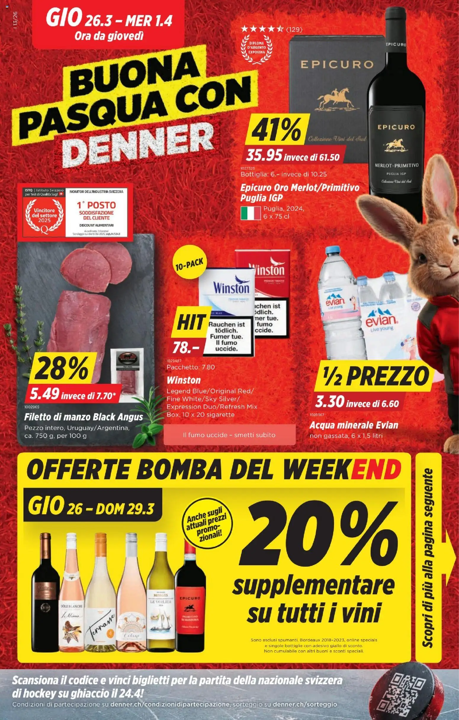 Vorschau des Merkblatts Denner aktionen IT vom Shop Denner gültig von 26.03.2026 bis 01.04.2026