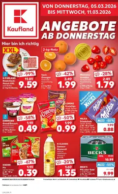 Vorschau von dem Prospekt des Geschäftes Kaufland, gültig ab dem 05.03.2026