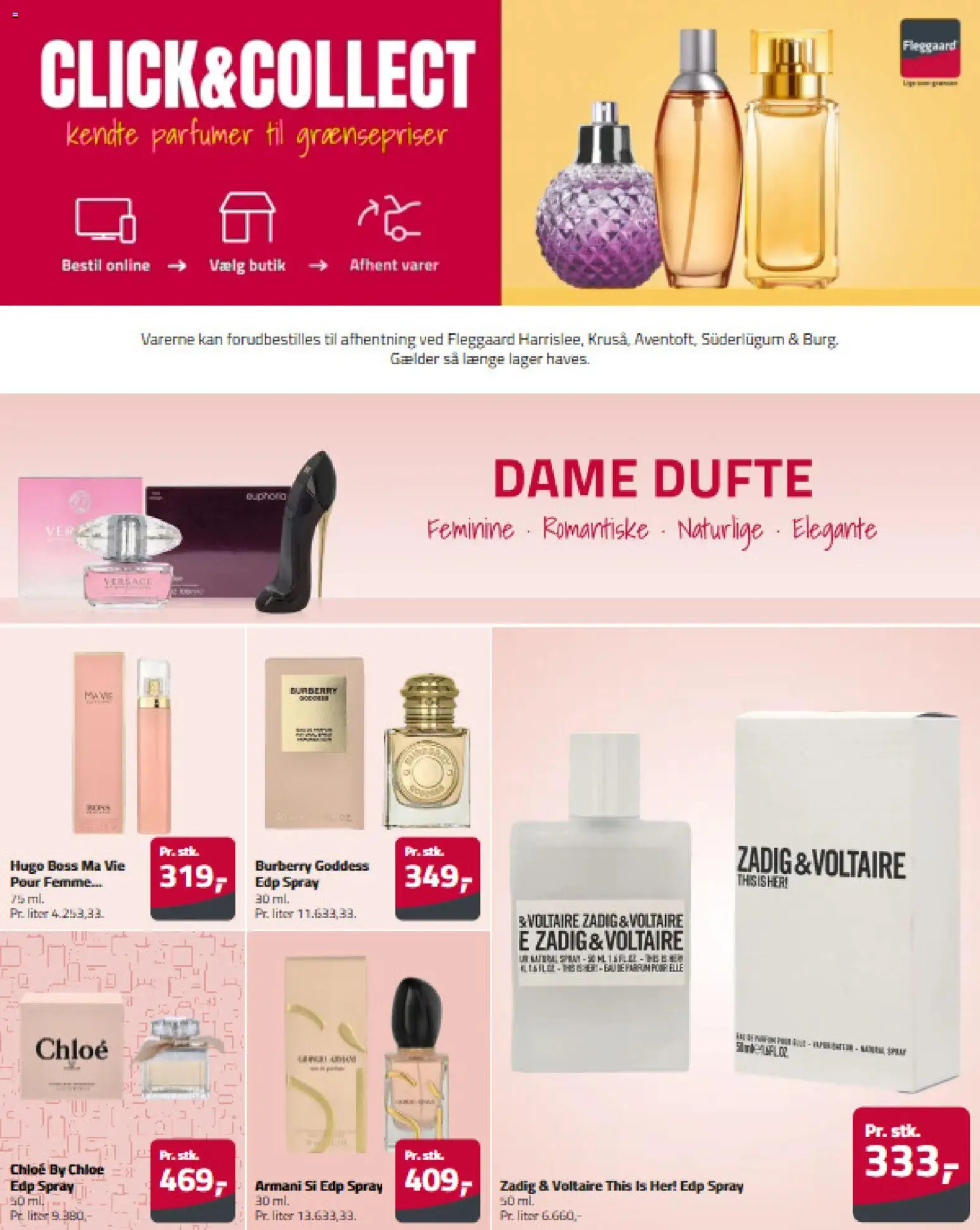 Eksempel på tilbudsavis Parfumer fra butik Fleggaard gyldig fra 02/01/2026 - Is