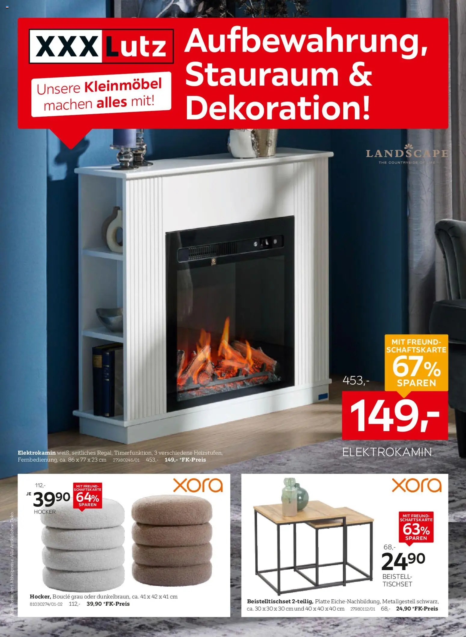 Vorschau von dem Prospekt des Geschäftes XXXL Lutz, gültig ab dem 02.11.2025 - Hocker