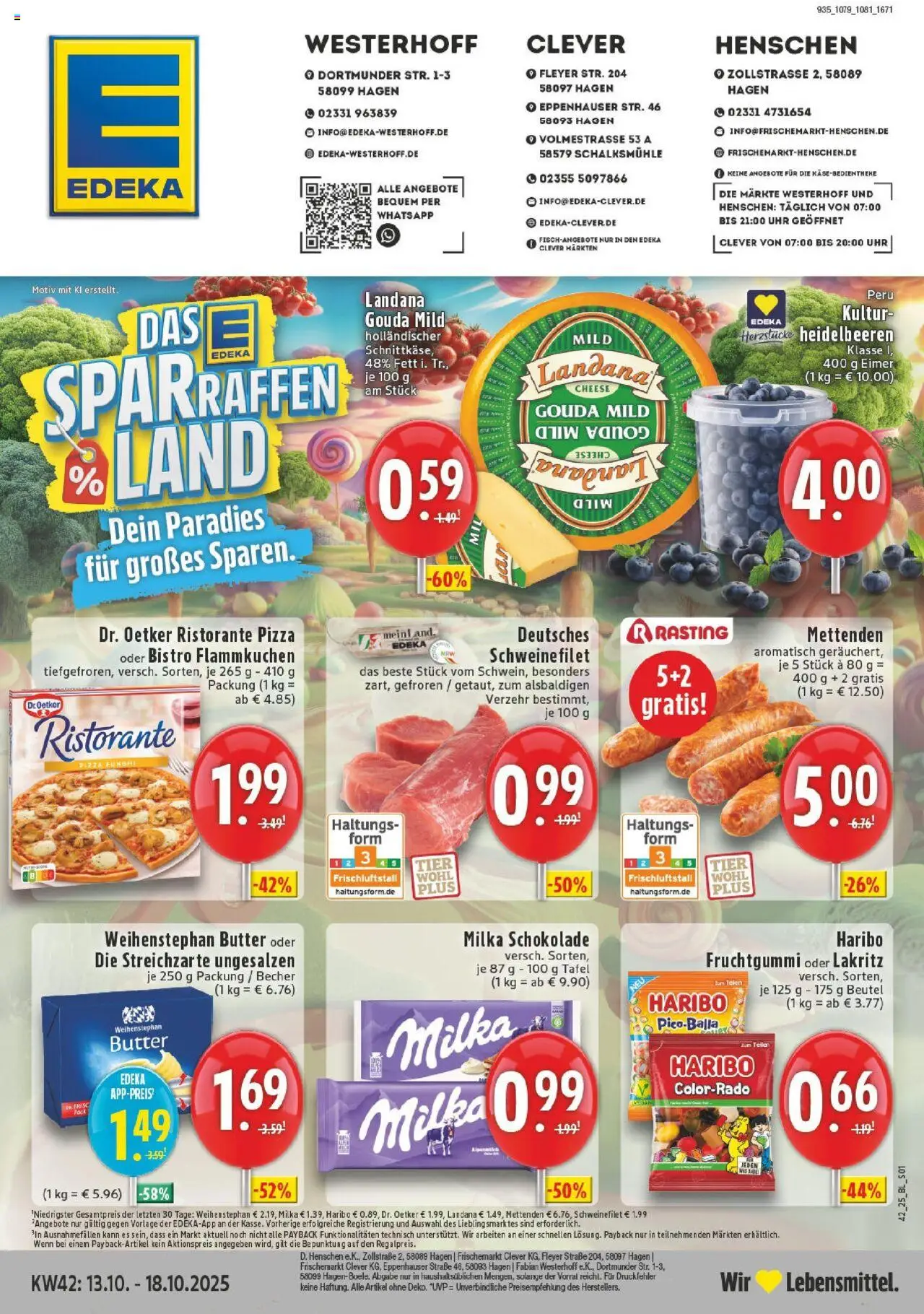 EDEKA Prospekt ab 13.10.2025 - Prospekt Hagen Online