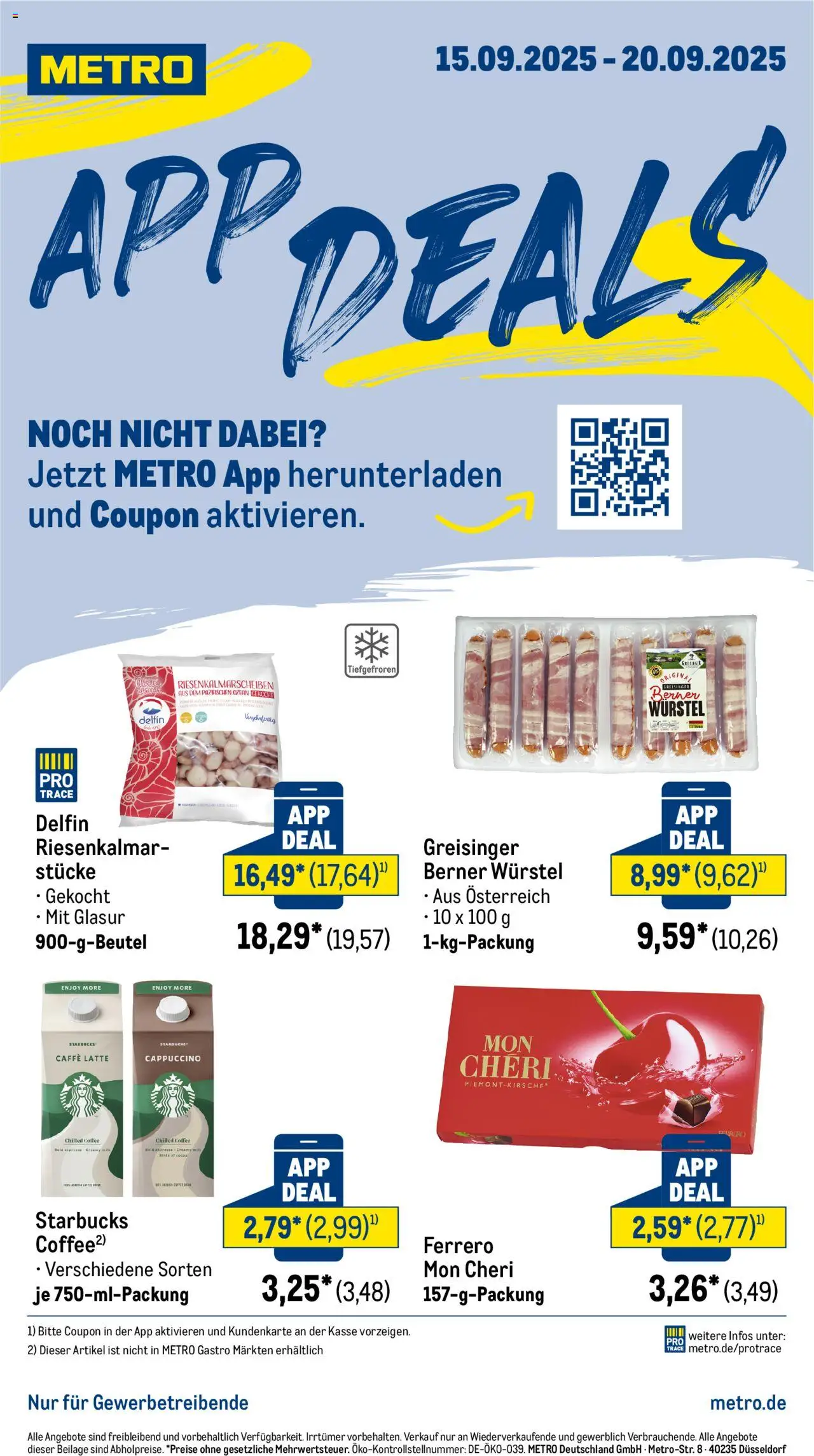 Metro Prospekt ab 15.09.2025 - App Deals