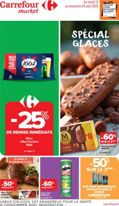 Prévisualisation de Catalogue de la semaine 33 du magasin Carrefour Market formulaire valide 12/08/2025