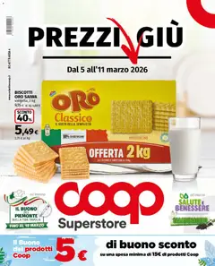 Anteprima dell'opuscolo Coop volantino Superstore Alessandria dal negozio COOP valido da 05/03/2026