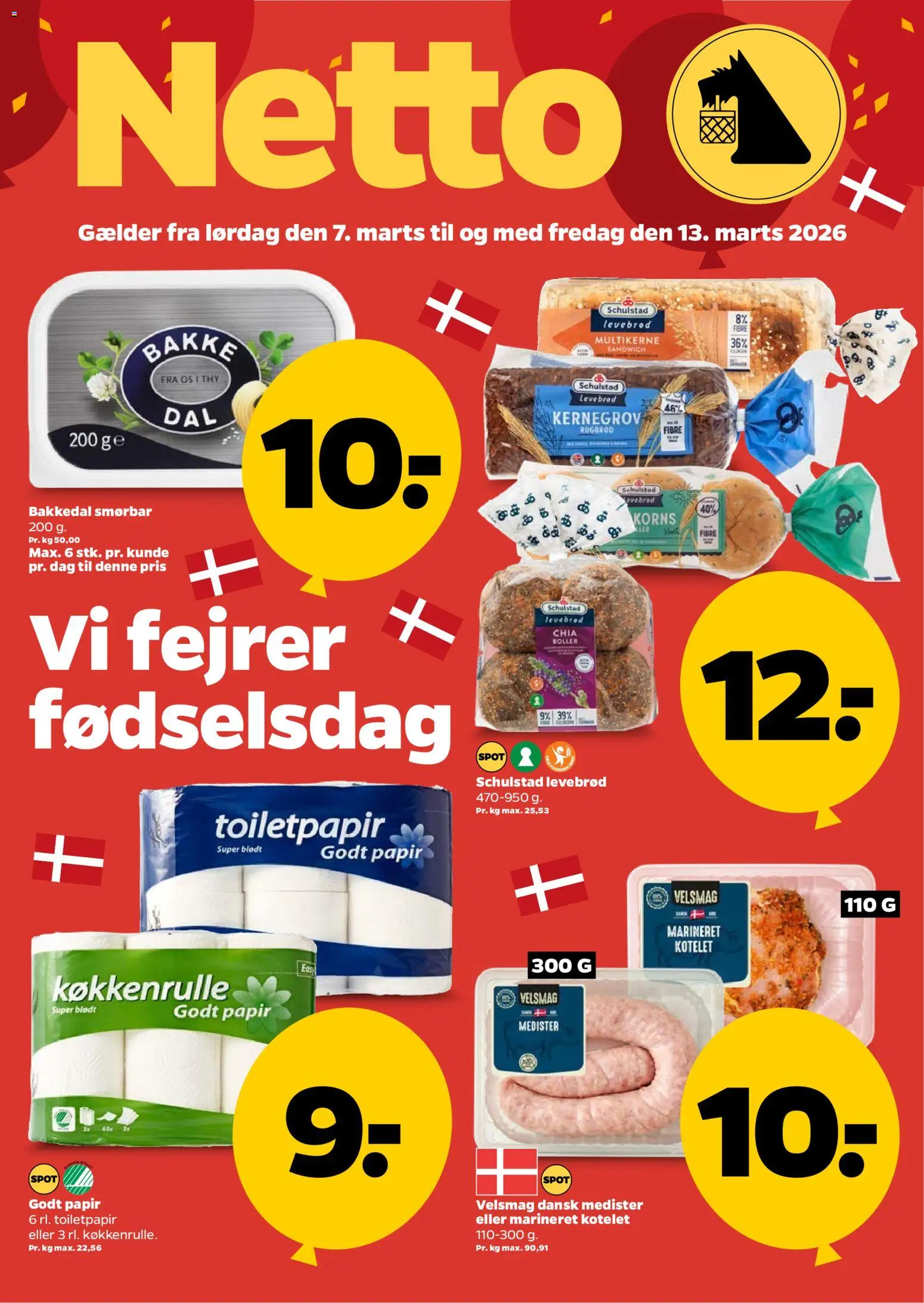Eksempel på tilbudsavis Netto - Tilbudsavis uge 11 fra butik Netto gyldig fra 07/03/2026