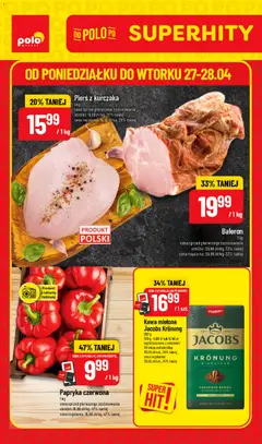 Pogląd gazetki "POLOmarket gazetka - Super Hity" ze sklepu POLOmarket ważnej od 27.04.2026