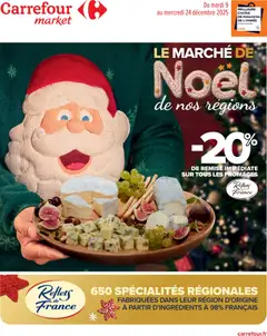 Prévisualisation de Le marche de noel nos regions du magasin Carrefour Market formulaire valide 09/12/2025