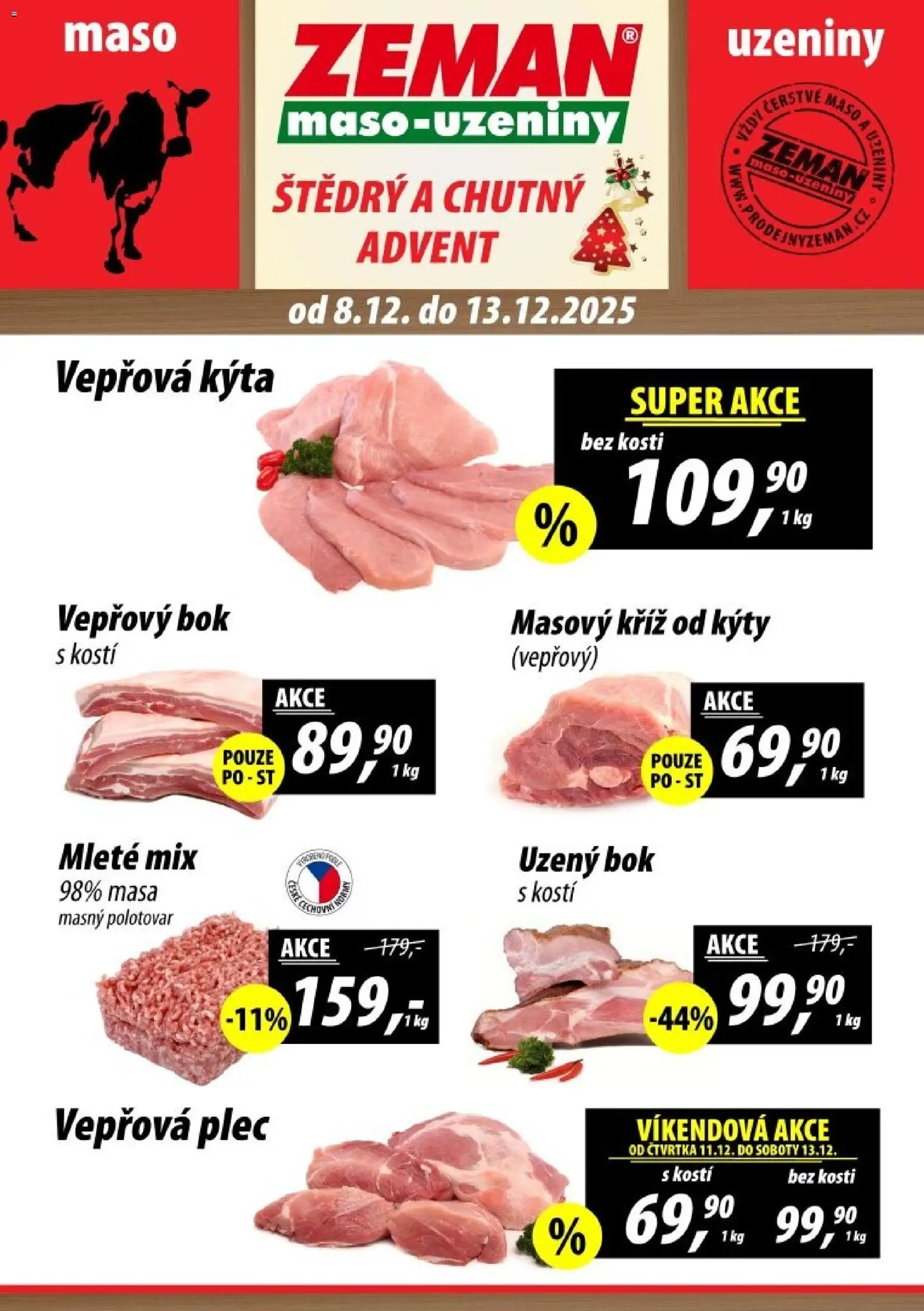 Náhled nabídky: Prodejny Zeman Leták - Dačice platný od 08.12.2025