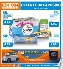 Anteprima dell'opuscolo Attuale volantino dal negozio Ekom valido da 07/10/2025
