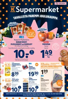 Kaupan K-Supermarket Tarjoukset esikatselu, voimassa 01/12/2025