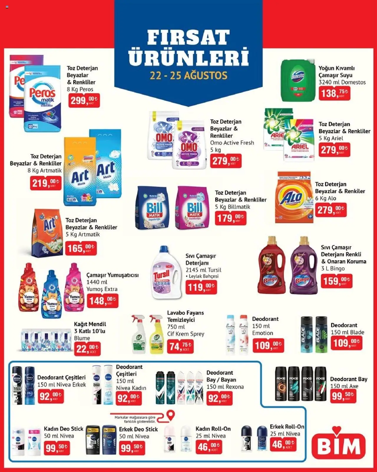 BİM Katalog bu hafta (22 Ağustos 2025) - Aktüel Broşür - Sayfa numarası 1