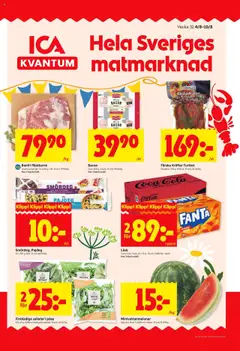 Förhandsgranska reklamblad Stockholm från butik ICA Kvantum gäller från 04/08/2025