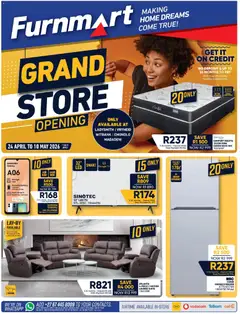 Preview of Furnmart flyer valid from 24/04/2026
