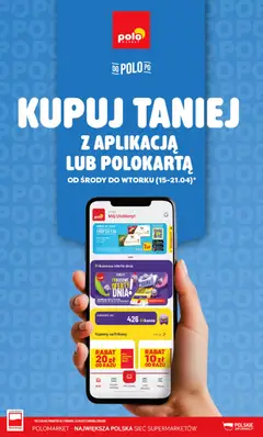 Pogląd gazetki "POLOmarket gazetka - Kupuj taniej z POLOappką" ze sklepu POLOmarket ważnej od 15.04.2026