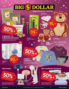 Eksempel på tilbudsavis Tilbudsavis fra butik Bigdollar gyldig fra 30/01/2026
