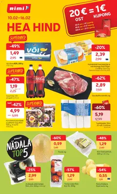 Rimi kliendilehe eelvaade alates 10.02.2026