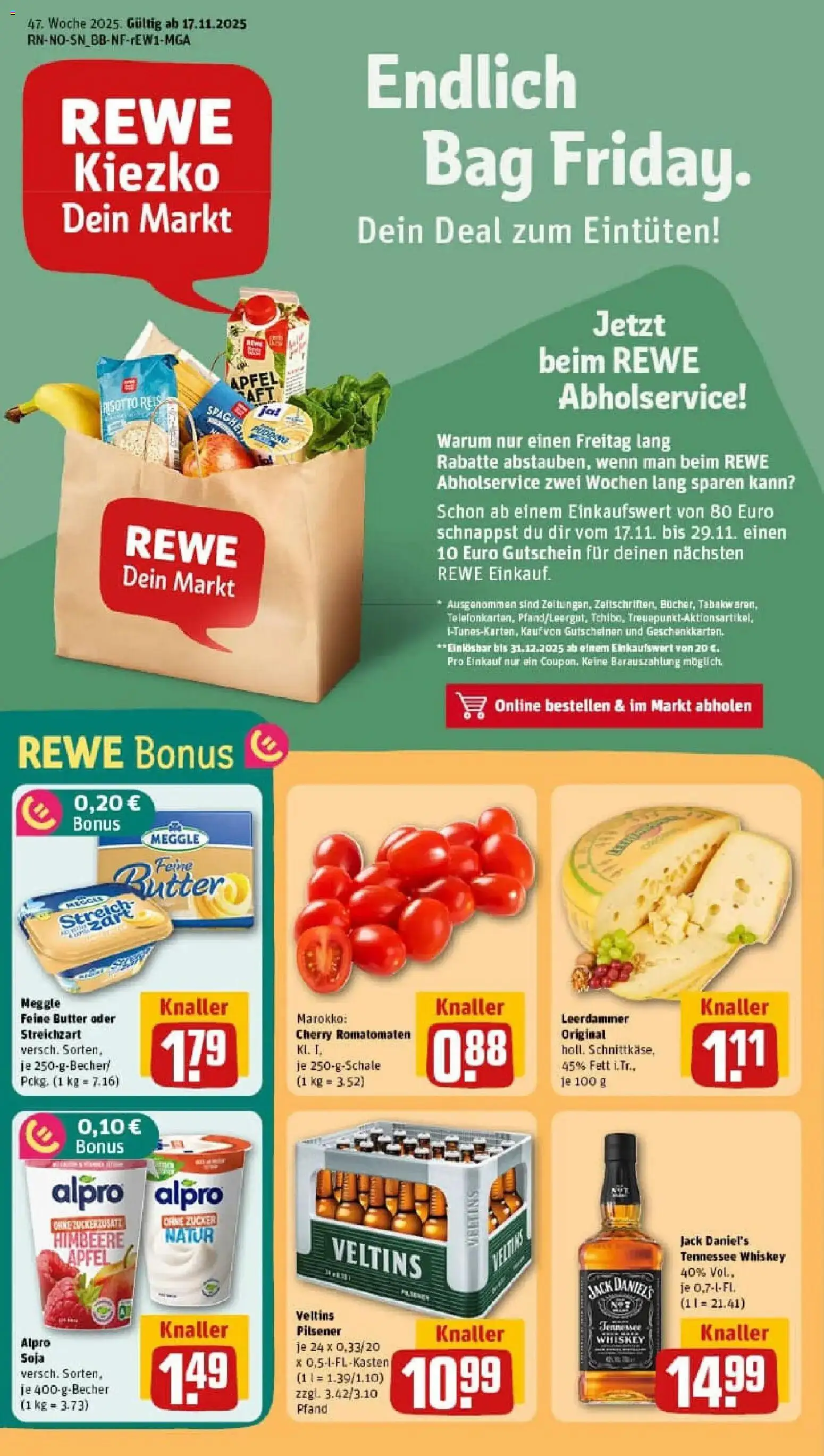 Vorschau von dem Prospekt des Geschäftes Rewe, gültig ab dem 17.11.2025