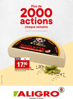 Vorschau des Merkblatts Aktionen 2000 Chavannes, Matran, Genève, Sion vom Shop Aligro gültig von 26.01.2026 bis 31.01.2026