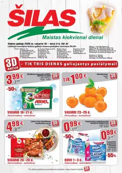Šilas parduotuvės leidinio Leidinys galiojančio nuo 2026.02.18 peržiūra