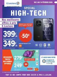 Prévisualisation de Spécial High Tech du magasin E.Leclerc formulaire valide 03/02/2026