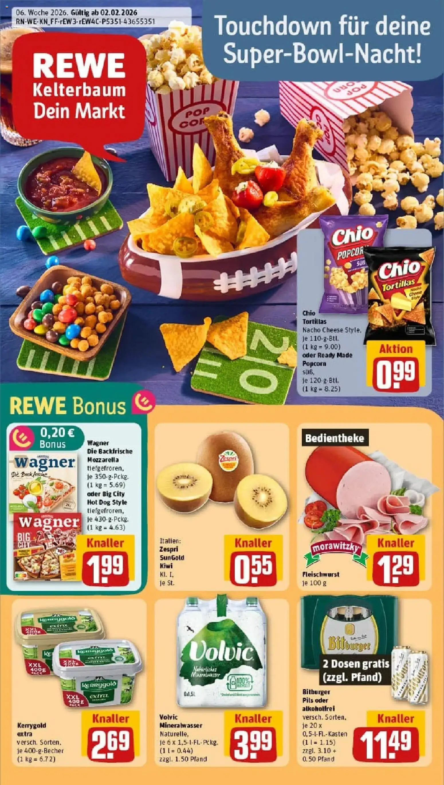 Vorschau von dem Prospekt des Geschäftes Rewe, gültig ab dem 02.02.2026