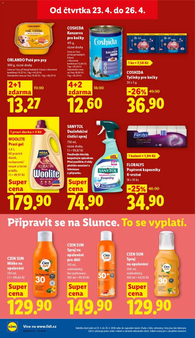 Nový Lidl leták od 23.04.